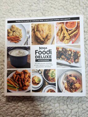 Ninja Foodi Deluxe Cookbook French 50 Recipes Autocuiseur Recipe Booklet